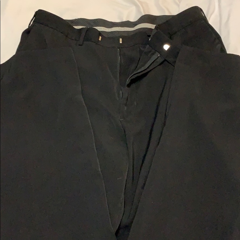 Perry Ellis America black pants slacks 34/29 Hot!
